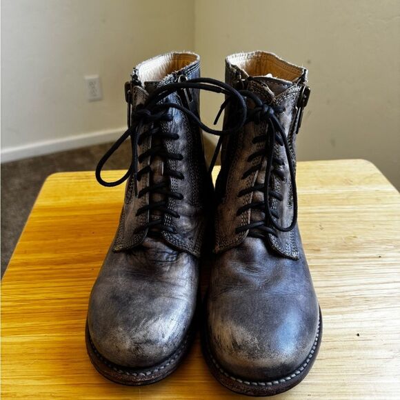 Rare Bed Stu Tactic Moto Zip Combat Chukka Rustic Boots Womens 9 - Picture 2 of 7